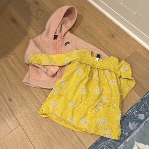 Patagonia jacket, tea collection top